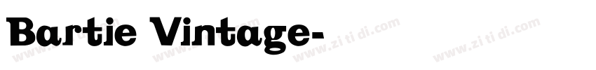 Bartie Vintage字体转换